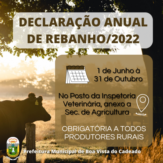 DECLARAÇÃO ANUAL DE REBANHO/2022
